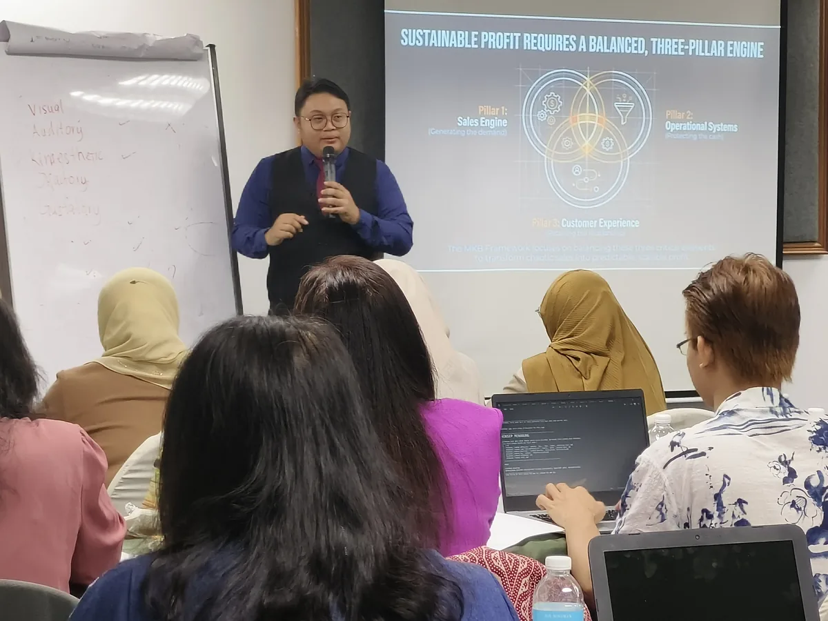 Latihan pembangunan usahawan dan sistem perniagaan