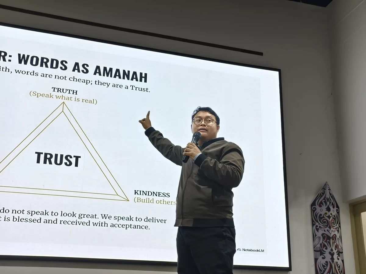Sesi perkongsian nilai amanah dan kepimpinan